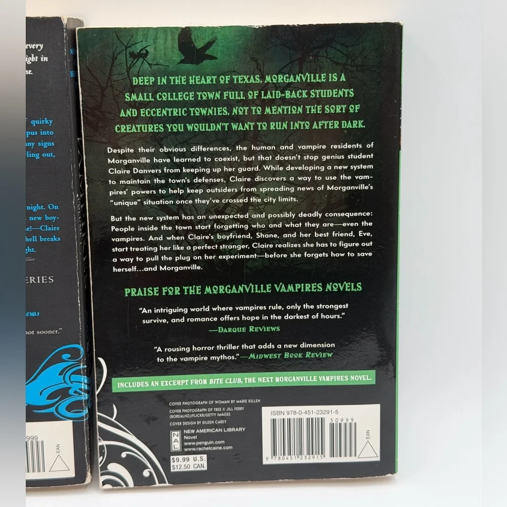 Lot Of 2 Rachel Caine Morganville Vampires Series Paperback Books - Ghost Town